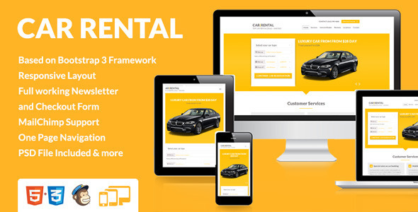 Car Rental Landing Page [Update]