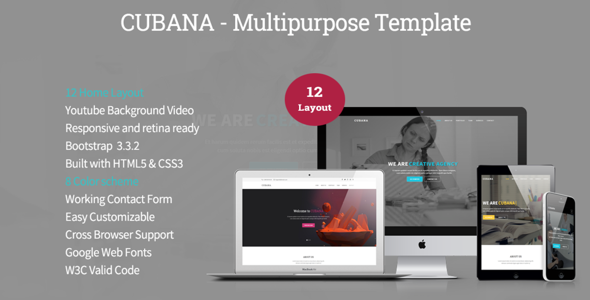 Cubana-Multipurpose-Template