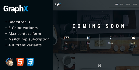 GraphX-----Responsive-Coming-Soon-Page-Template