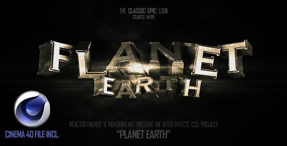 earth after effects template free download