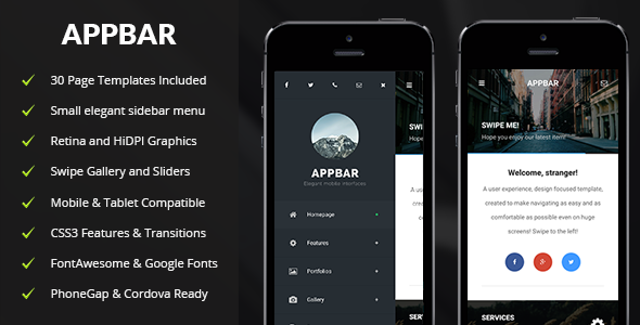 AppBar-Mobile-Tablet-Responsive-Template