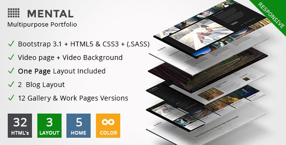 Mental-Premium-Multipurpose-Portfolio-Onepage