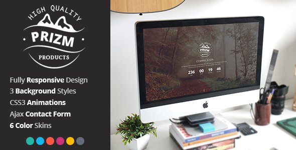 Prizm-Responsive-Coming-Soon-Theme