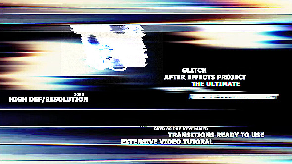 Glitch Text Presets - Premiere Pro Presets