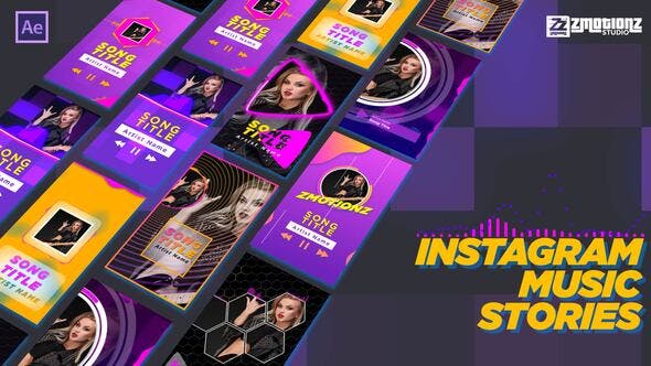 Videohive Visual Audio Player (Equalizer) 4K » free after effects templates, after effects intro template