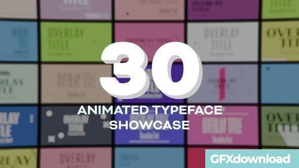 001 Animated Typeface Showcase - Motion Bucket